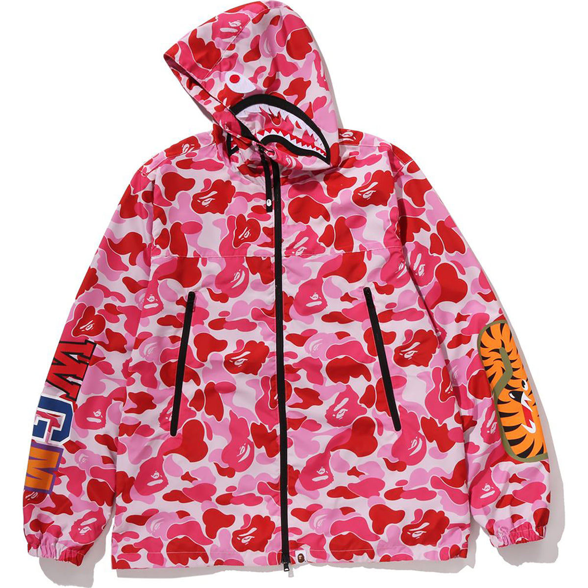 ABC CAMO SHARK HOODIE JACKET MENS