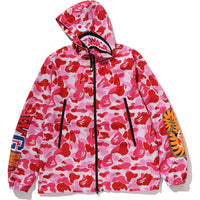 ABC CAMO SHARK HOODIE JACKET MENS