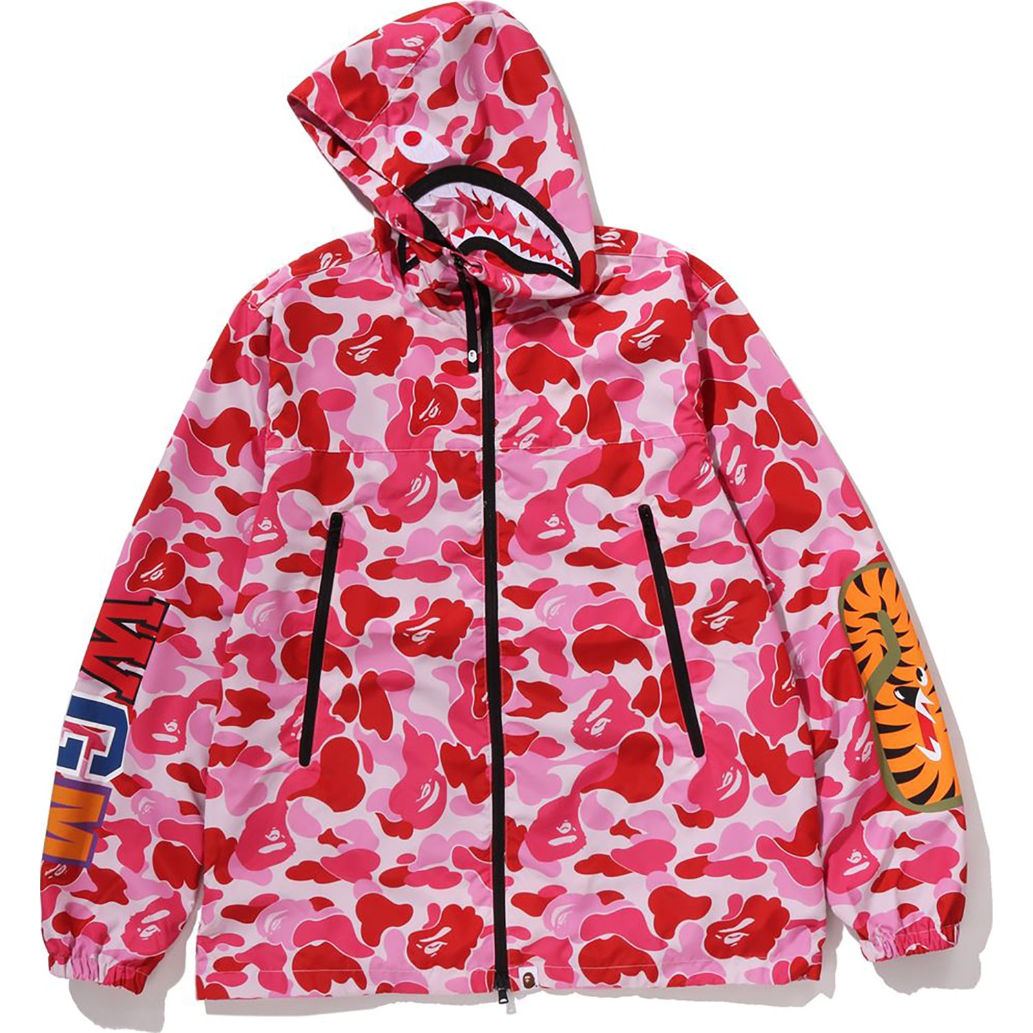 ABC CAMO SHARK HOODIE JACKET MENS