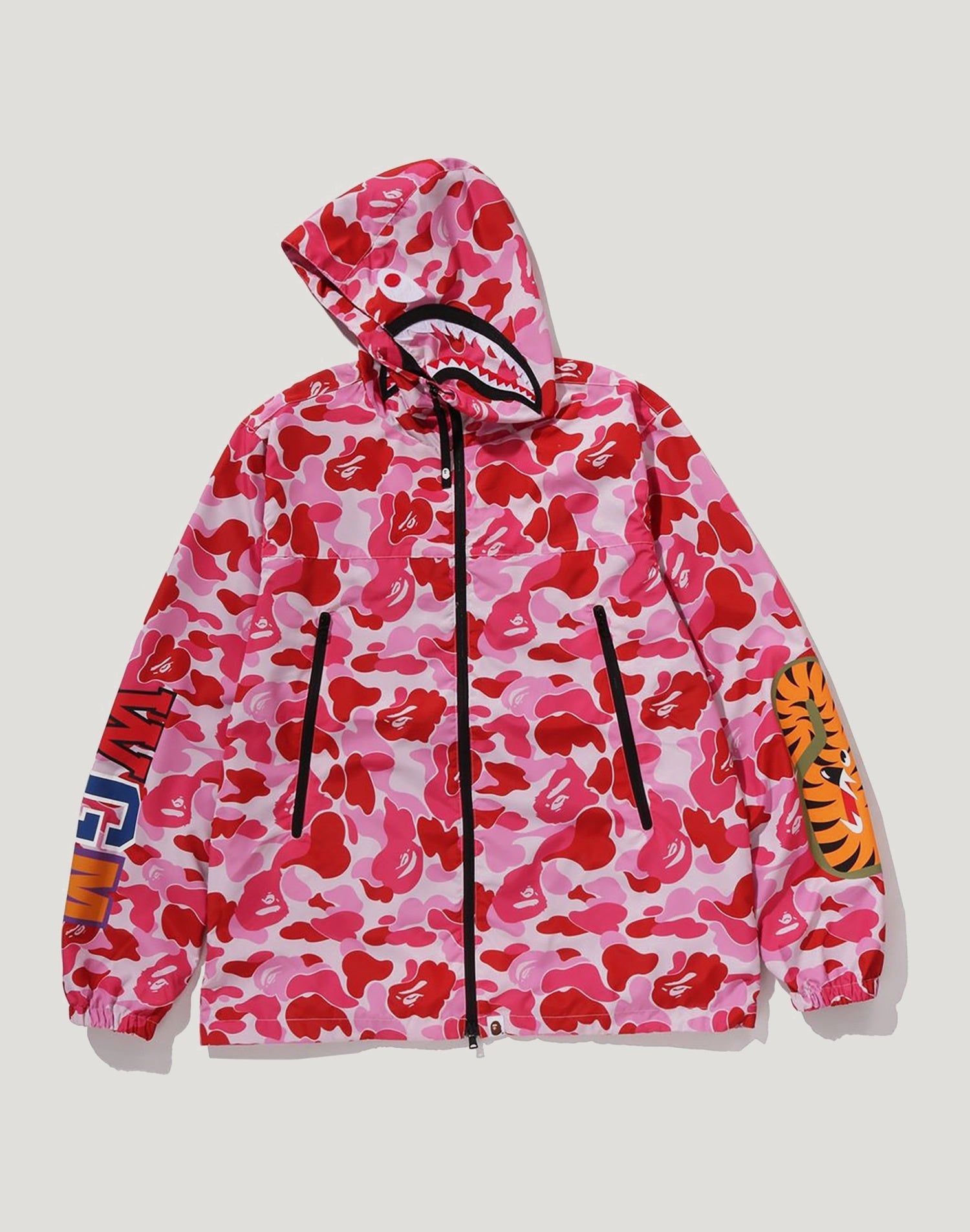 ABC CAMO SHARK HOODIE JACKET MENS