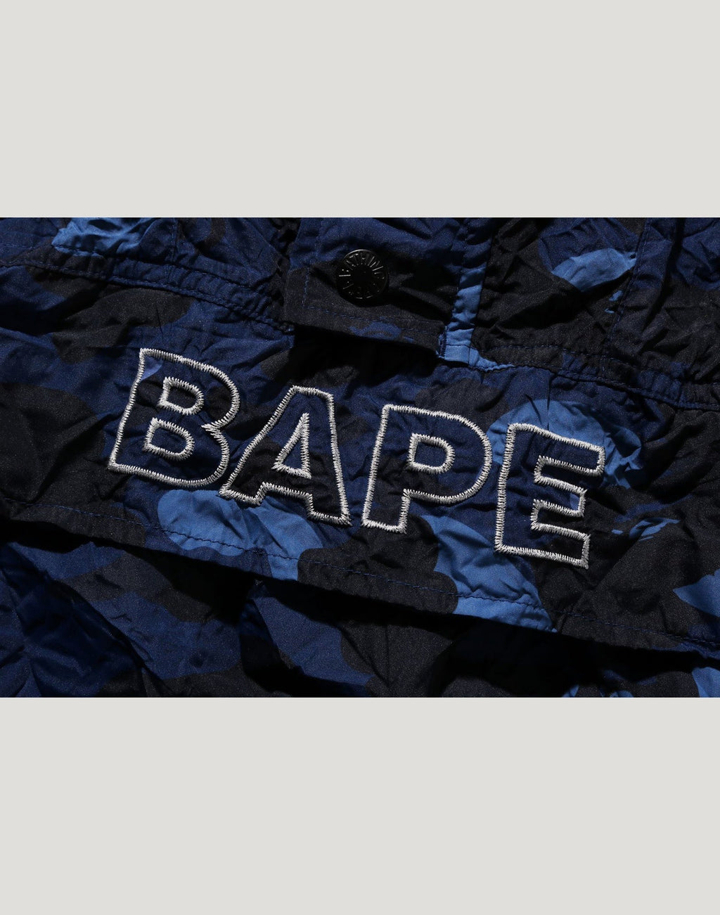 CRINKLE EFFECT COLOR CAMO HALF ZIP HOODIE JACKET MENS