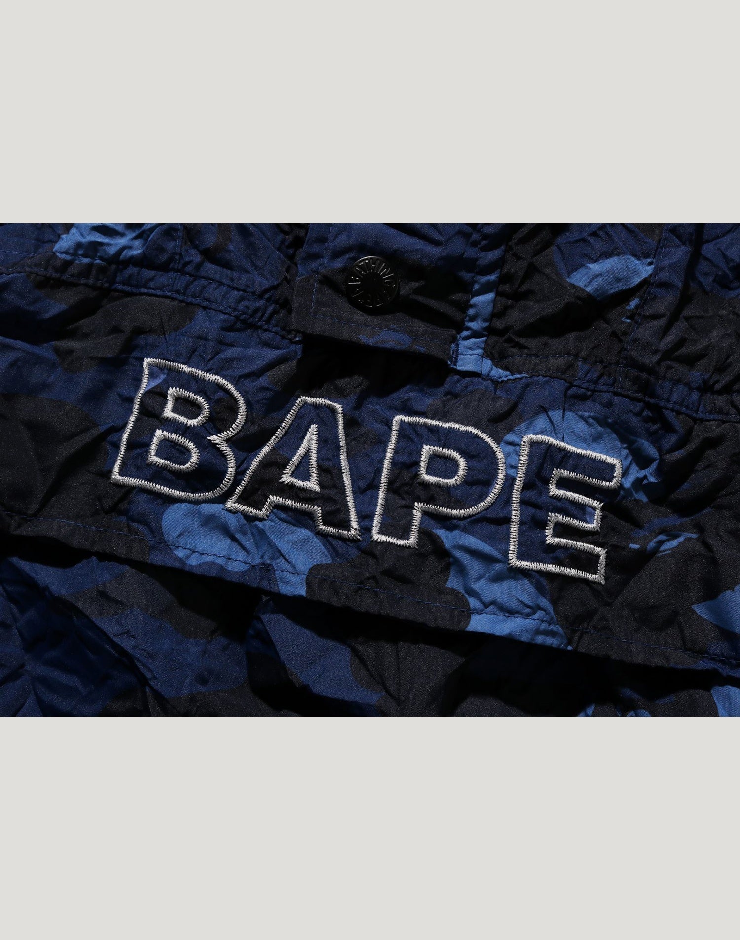 CRINKLE EFFECT COLOR CAMO HALF ZIP HOODIE JACKET MENS
