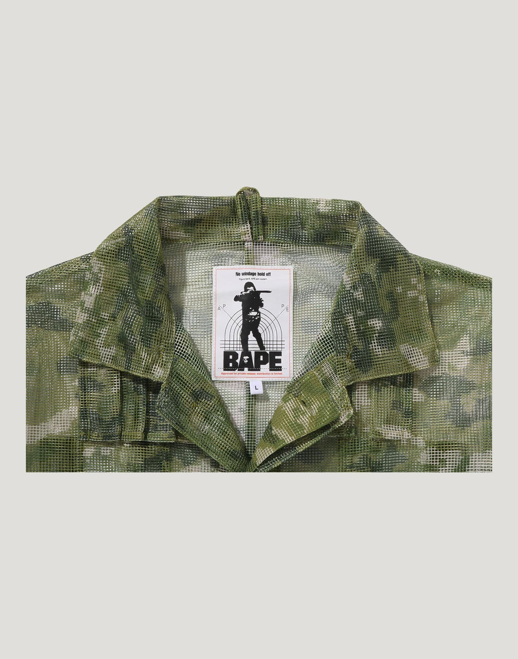 MULTI PIXEL CAMO MASK HOODED SHIRT JACKET MENS
