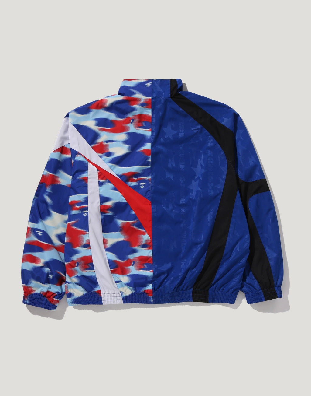 SPLIT STAND COLLAR TRACK JACKET MENS