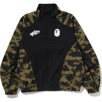 1ST CAMO STAND COLLAR TRACK JACKET MENS