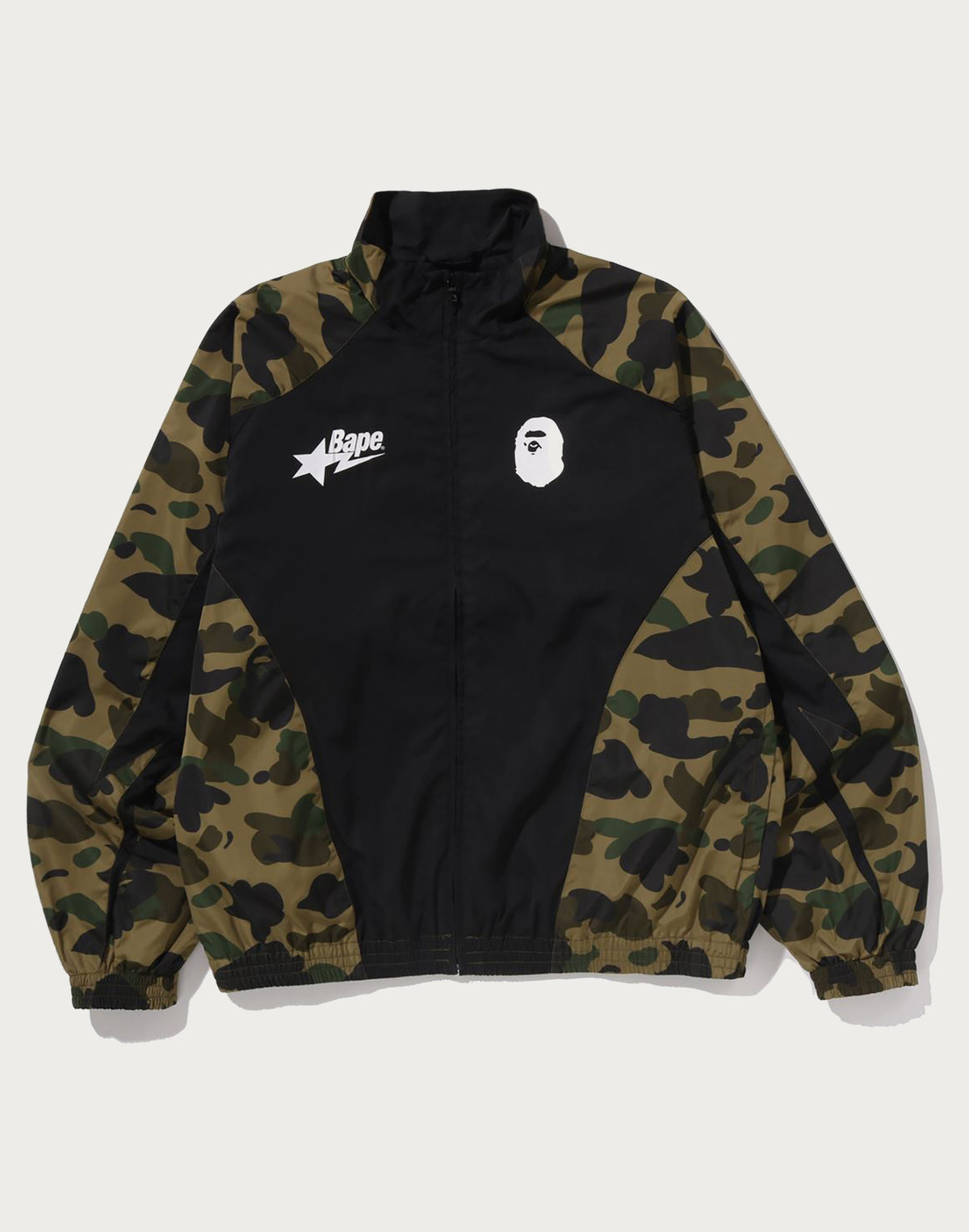 1ST CAMO STAND COLLAR TRACK JACKET MENS