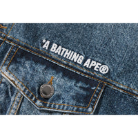 FAKE PRINT TRUCKER JACKET MENS