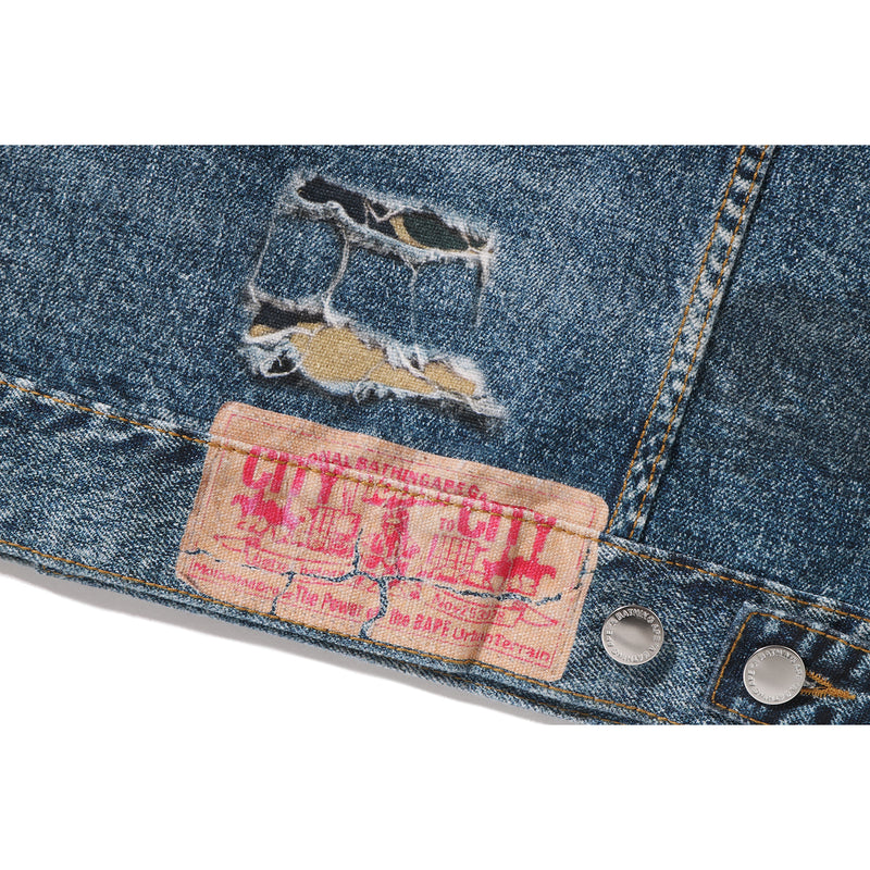 FAKE PRINT TRUCKER JACKET MENS – us.bape.com