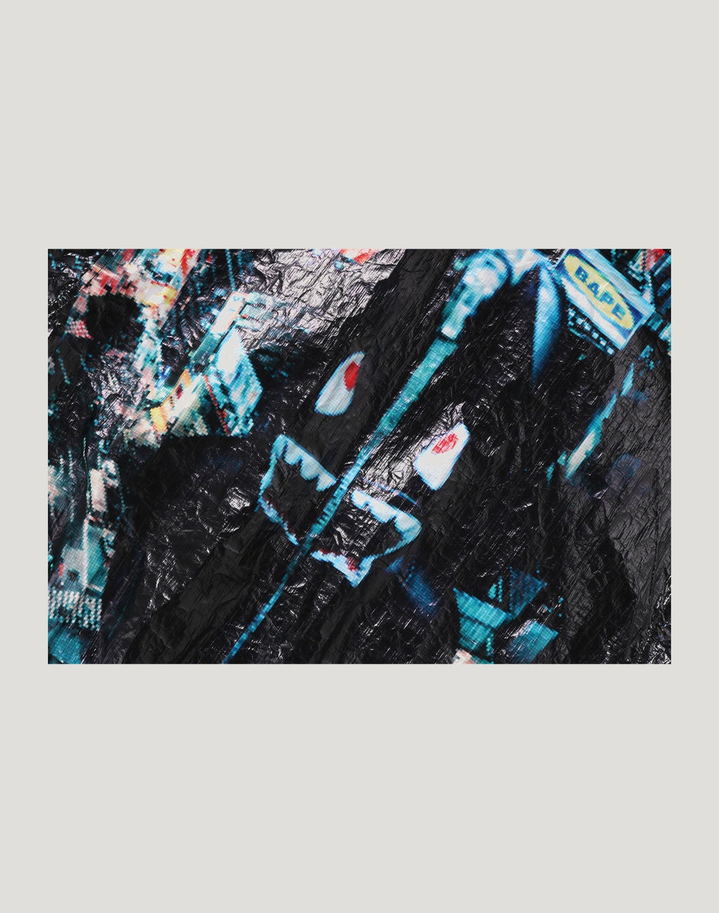 OVERALL PRINT CREASE HOODED JACKET MENS