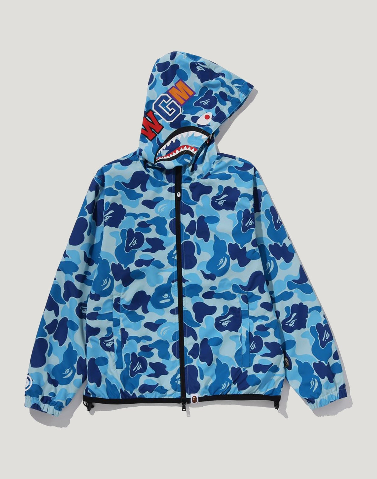 ABC CAMO SHARK HOODIE JACKET LADIES