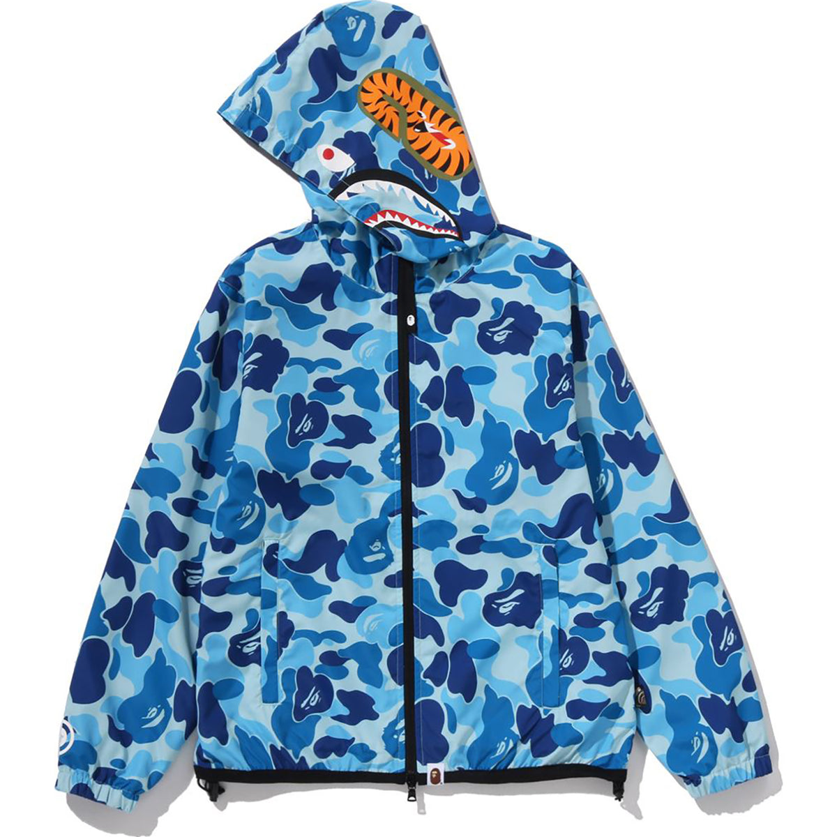 ABC CAMO SHARK HOODIE JACKET LADIES
