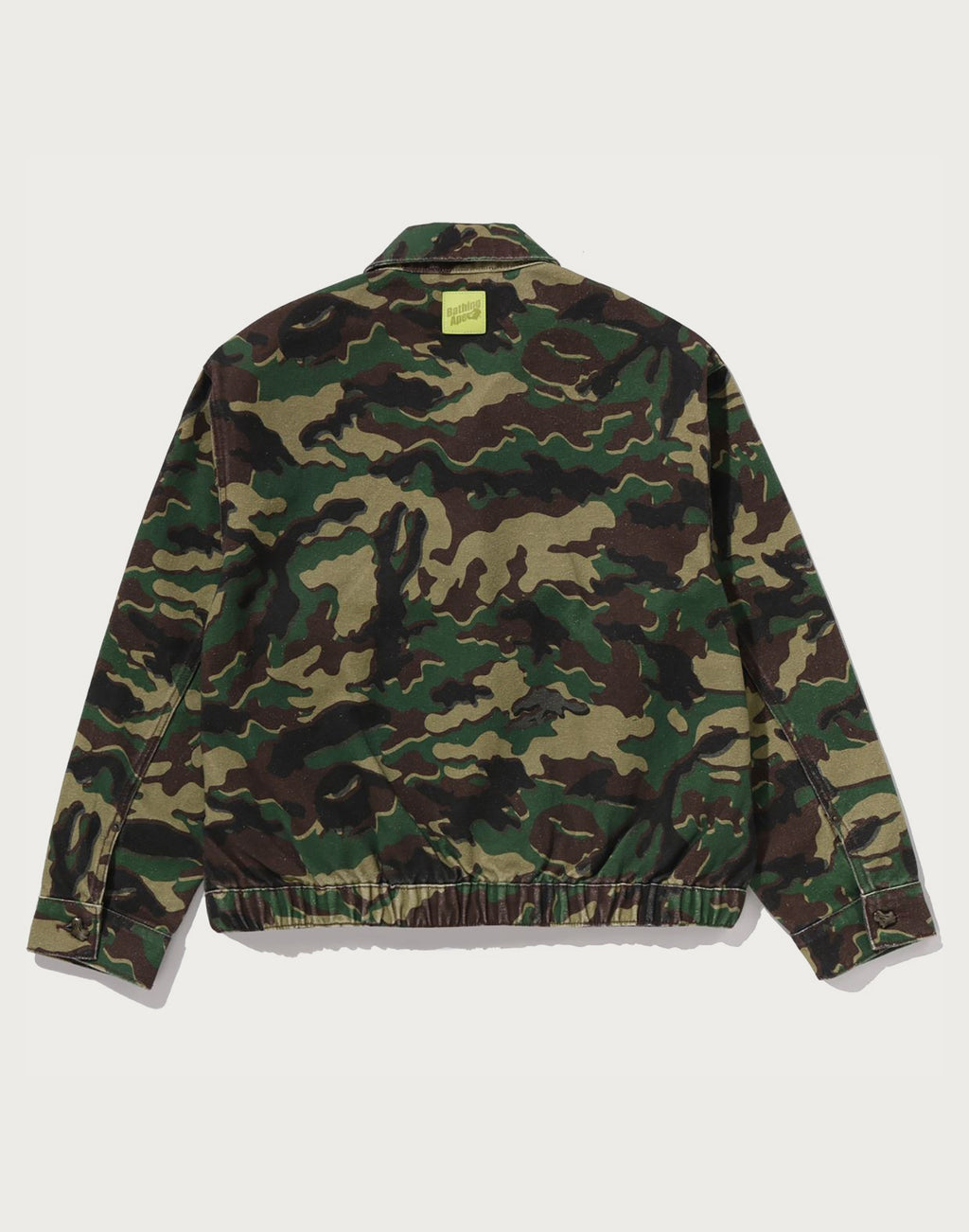 GLITCH WOODLAND CAMO BATHING APE LOGO WORKER JACKET LADIES