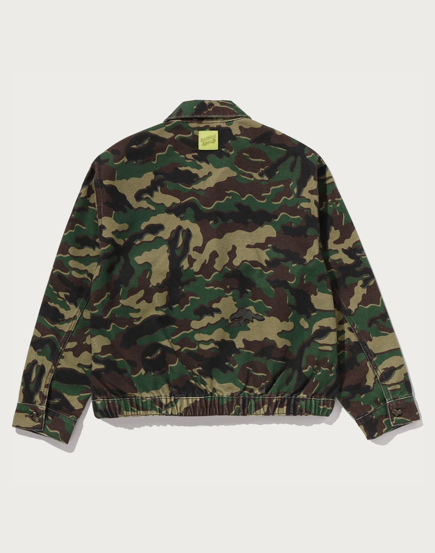 GLITCH WOODLAND CAMO BATHING APE LOGO WORKER JACKET LADIES