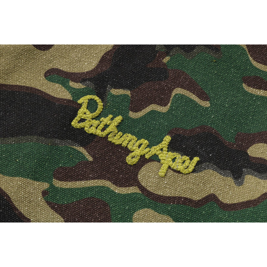 GLITCH WOODLAND CAMO BATHING APE LOGO WORKER JACKET LADIES