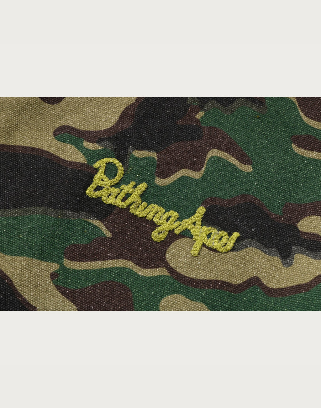 GLITCH WOODLAND CAMO BATHING APE LOGO WORKER JACKET LADIES
