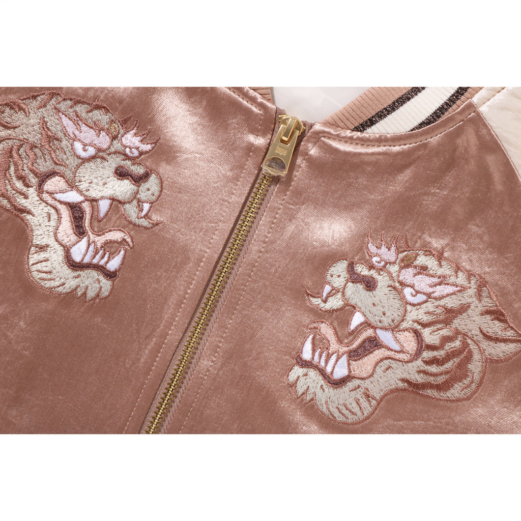 MULTILOGO CROPPED SOUVENIR JACKET LADIES
