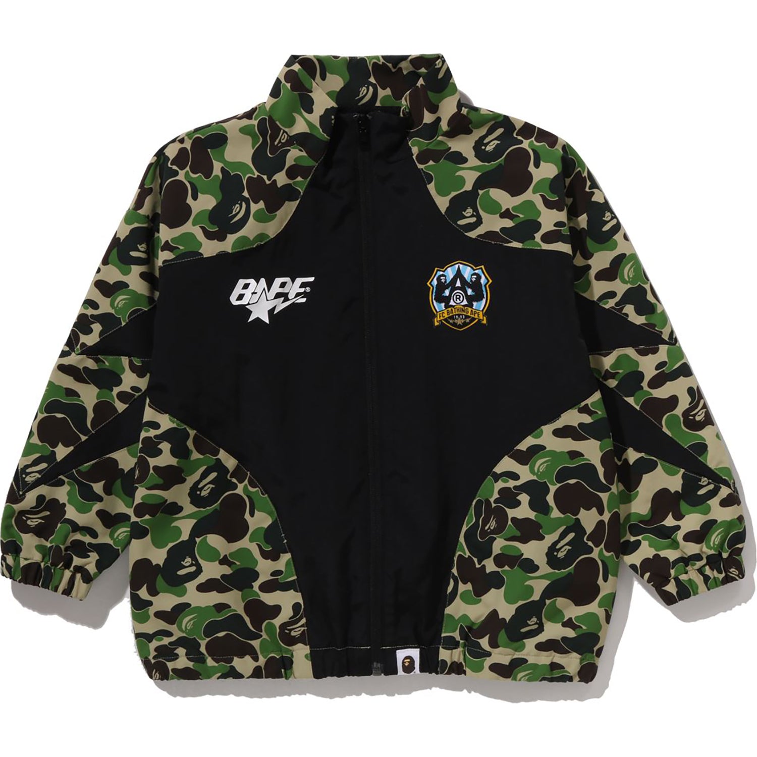 bape キッズ　ナイロンジャケット　140cm 美品 A BATHING APE BAPE KIDS ABC CAMO MILO HOODIE JACKET – happyjagabee
