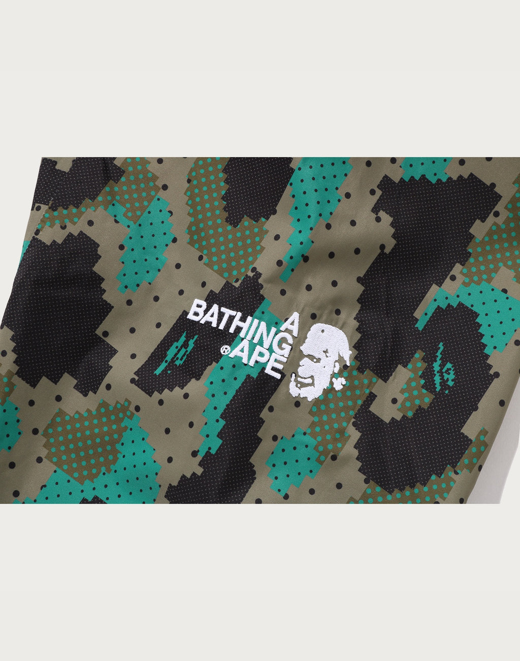 BAPE BY KAZUKI KURAISHI CAMO SHARK PACKABLE SNOWBOARD JACKET MENS