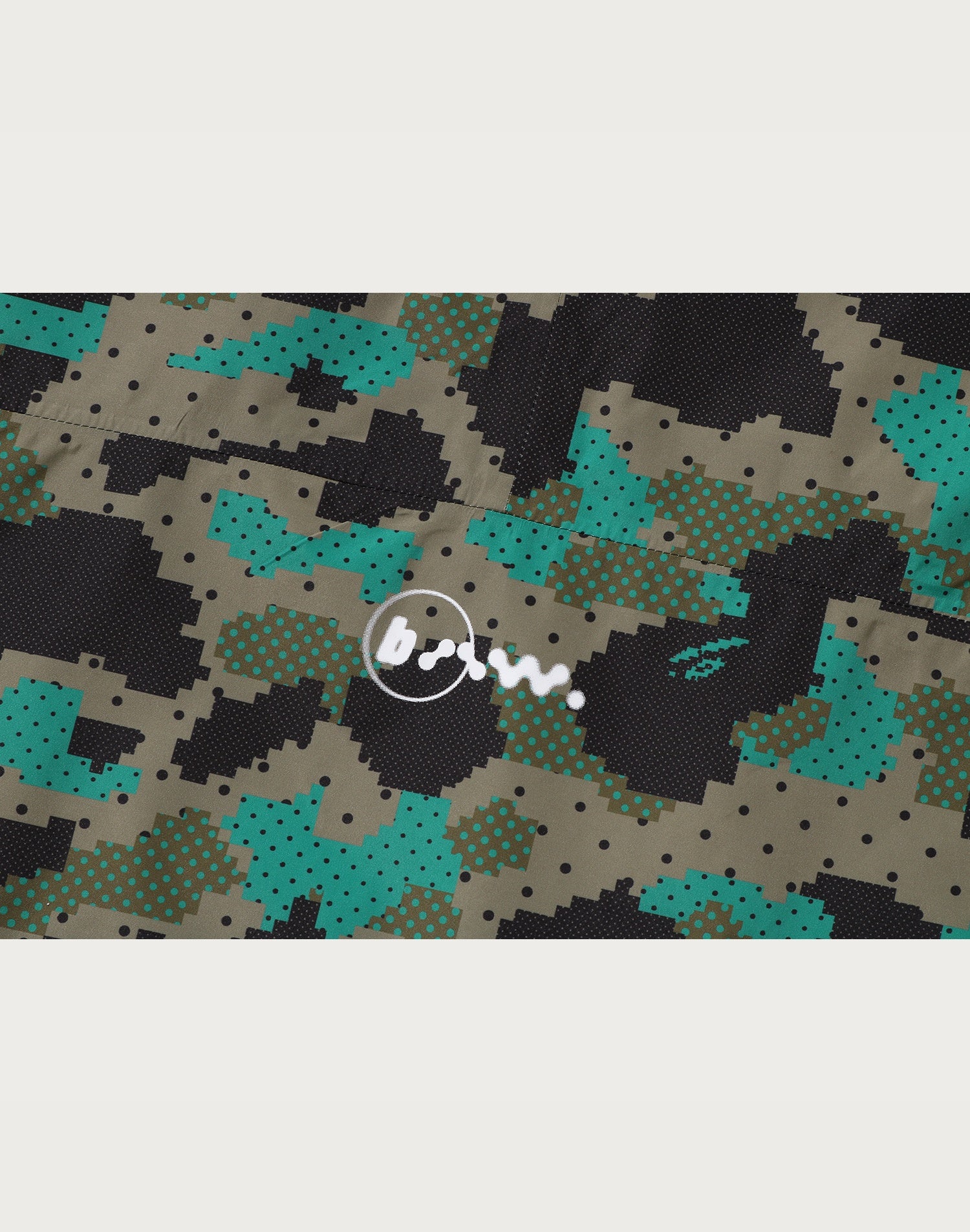 BAPE BY KAZUKI KURAISHI CAMO SHARK PACKABLE SNOWBOARD JACKET MENS