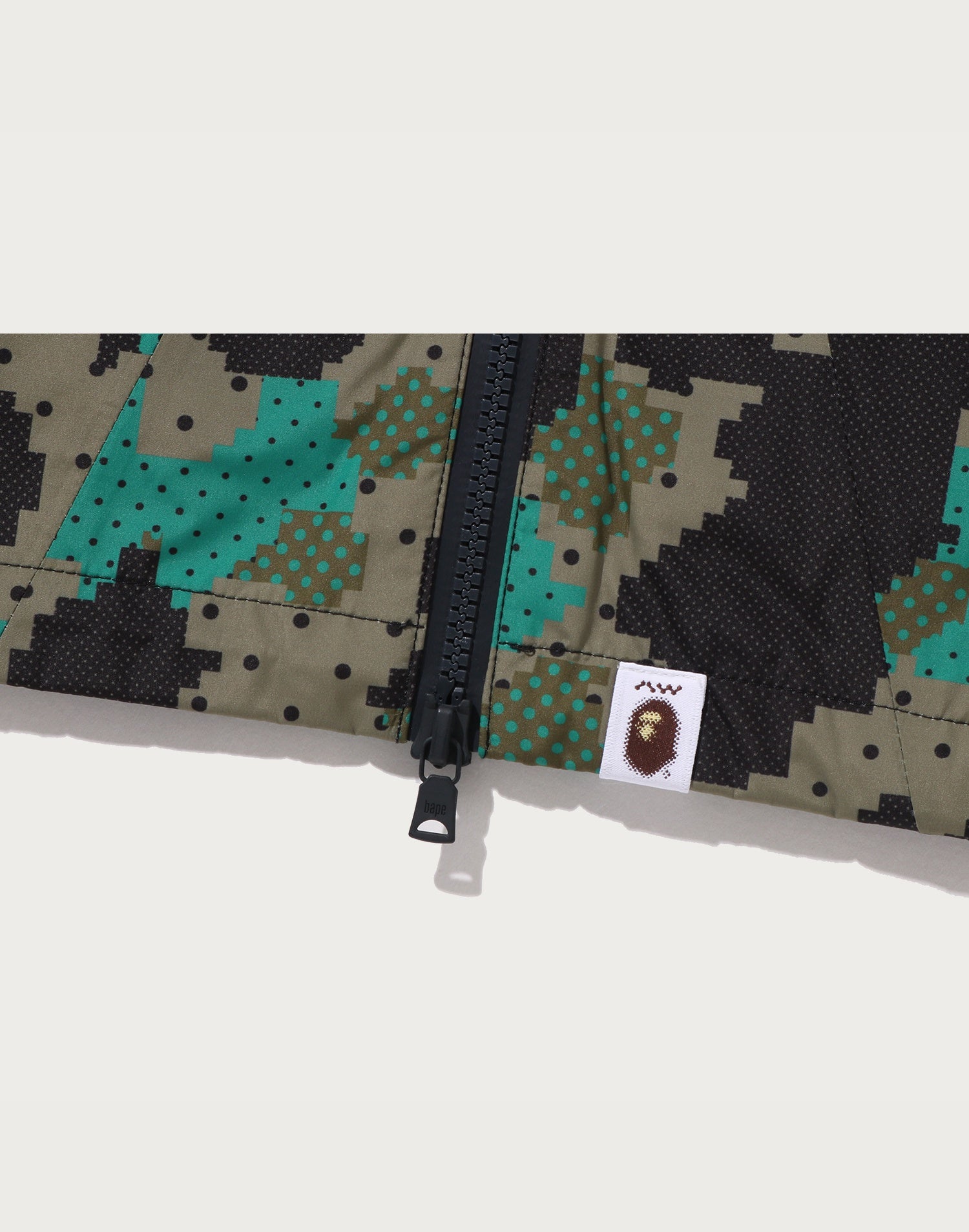 BAPE BY KAZUKI KURAISHI CAMO SHARK PACKABLE SNOWBOARD JACKET MENS