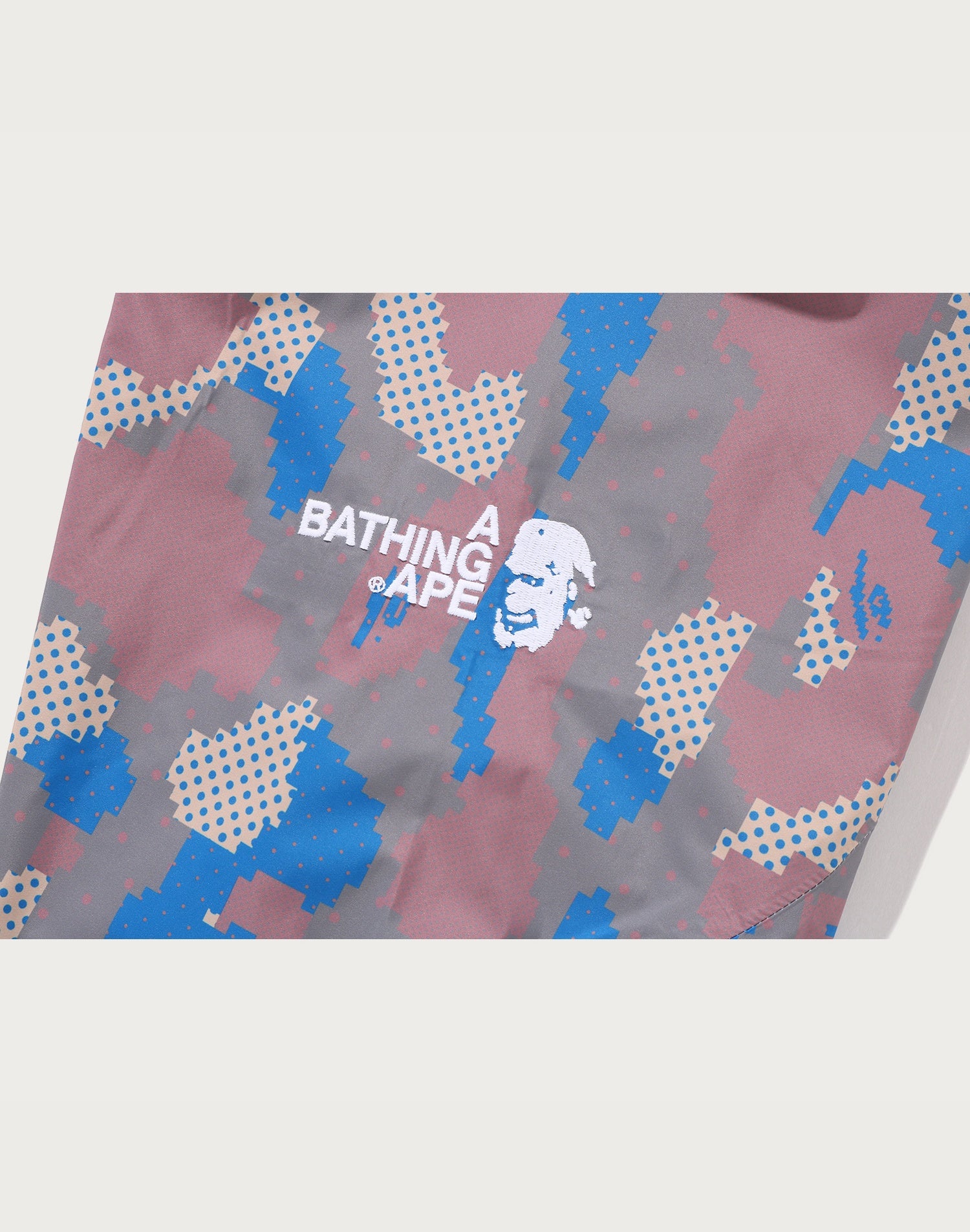 BAPE BY KAZUKI KURAISHI CAMO SHARK PACKABLE SNOWBOARD JACKET MENS