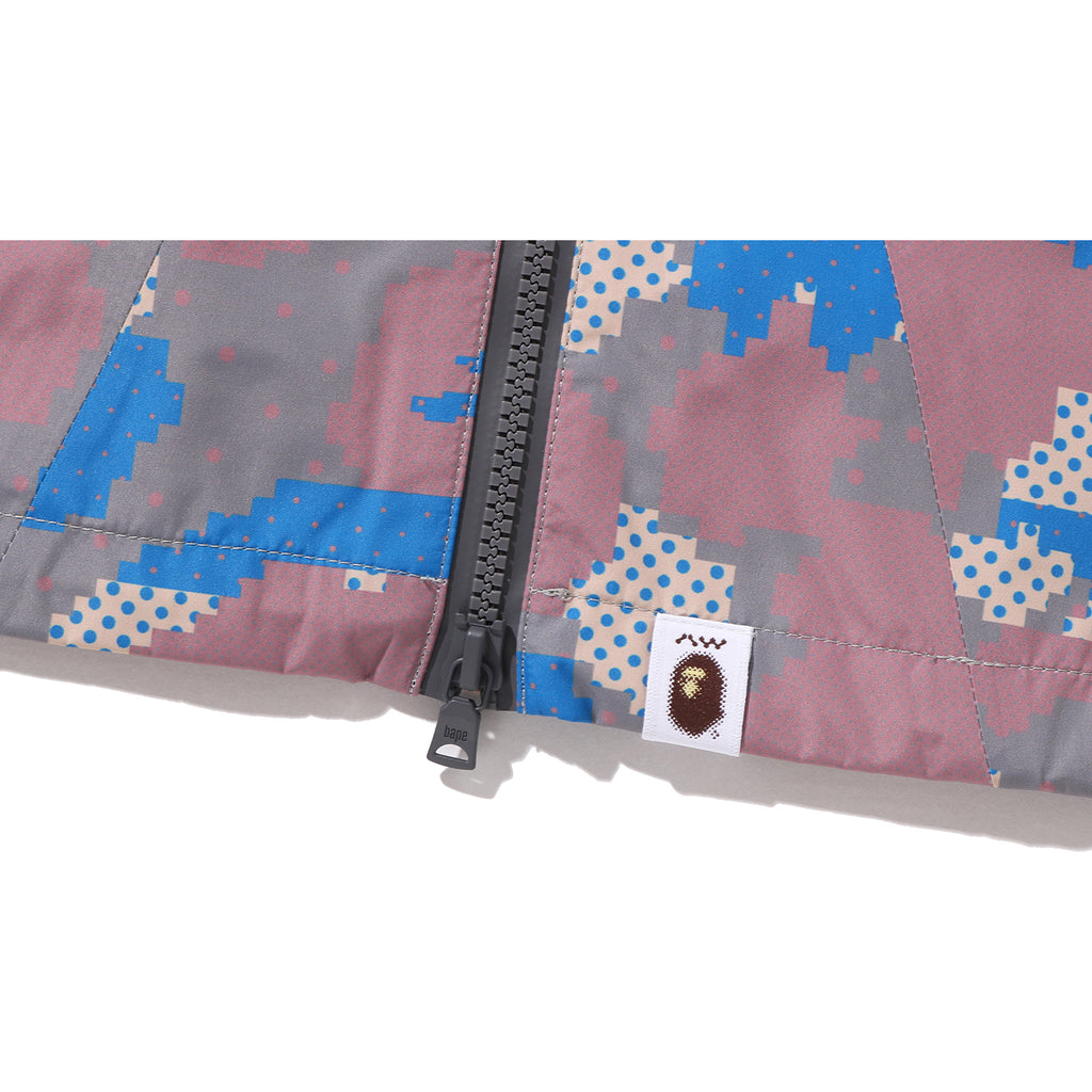BAPE BY KAZUKI KURAISHI CAMO SHARK PACKABLE SNOWBOARD JACKET MENS