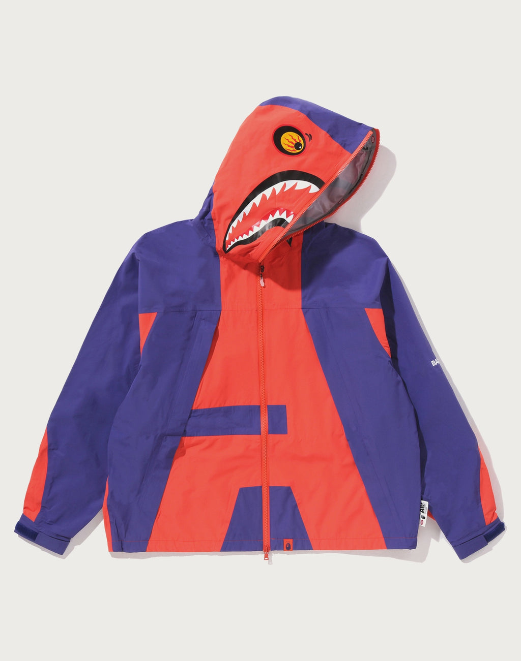 BAPE BY KAZUKI KURAISHI SHARK ZIP PACKABLE SNOWBOARD JACKET MENS