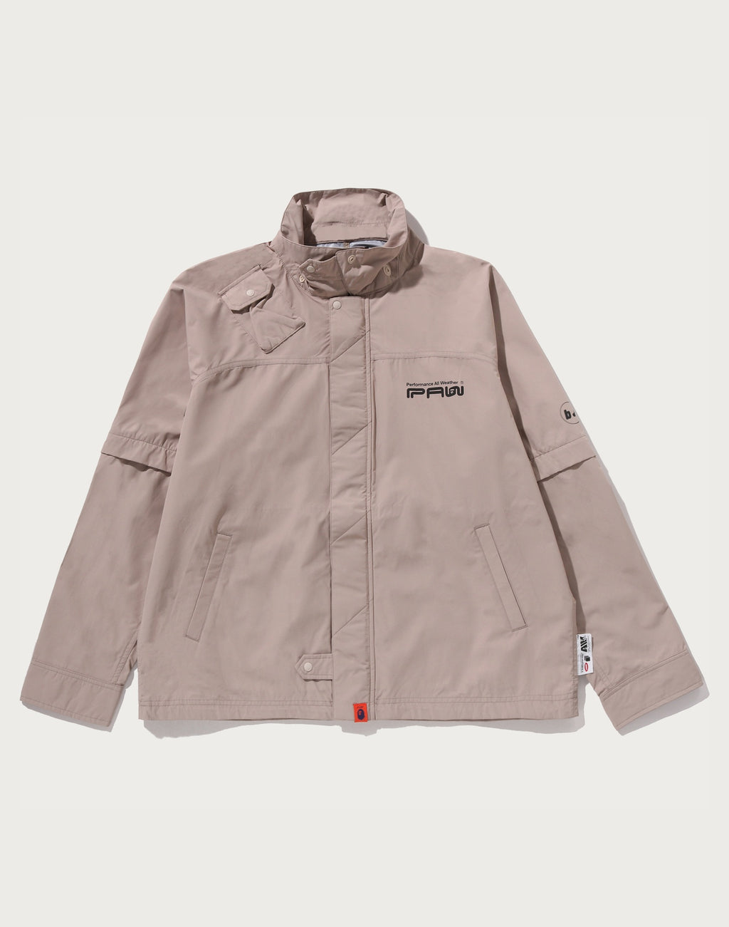 BAPE BY KAZUKI KURAISHI DETACHABLE HOODED 3-LAYER RAIN JACKET MENS