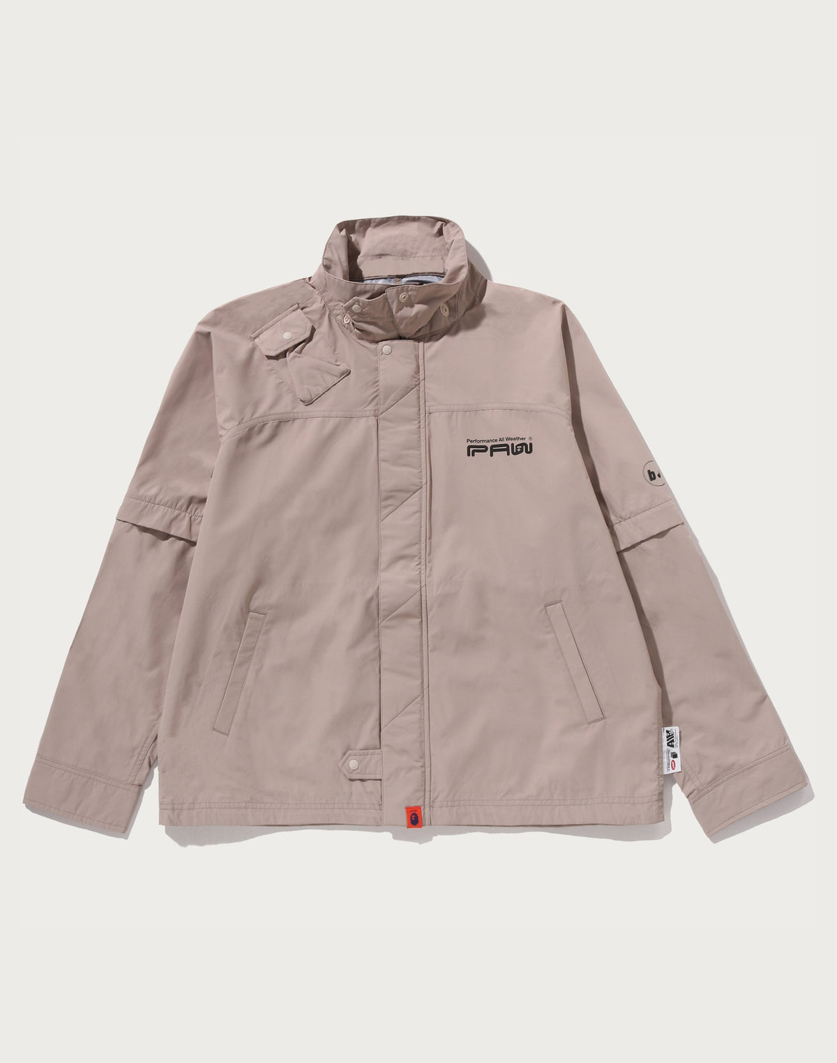 BAPE BY KAZUKI KURAISHI DETACHABLE HOODED 3-LAYER RAIN JACKET MENS