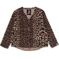 BAPE BY KAZUKI KURAISHI LEOPARD JACQUARD ZIP CARDIGAN MENS