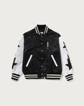 BAPE NYLON VARSITY JACKET MENS