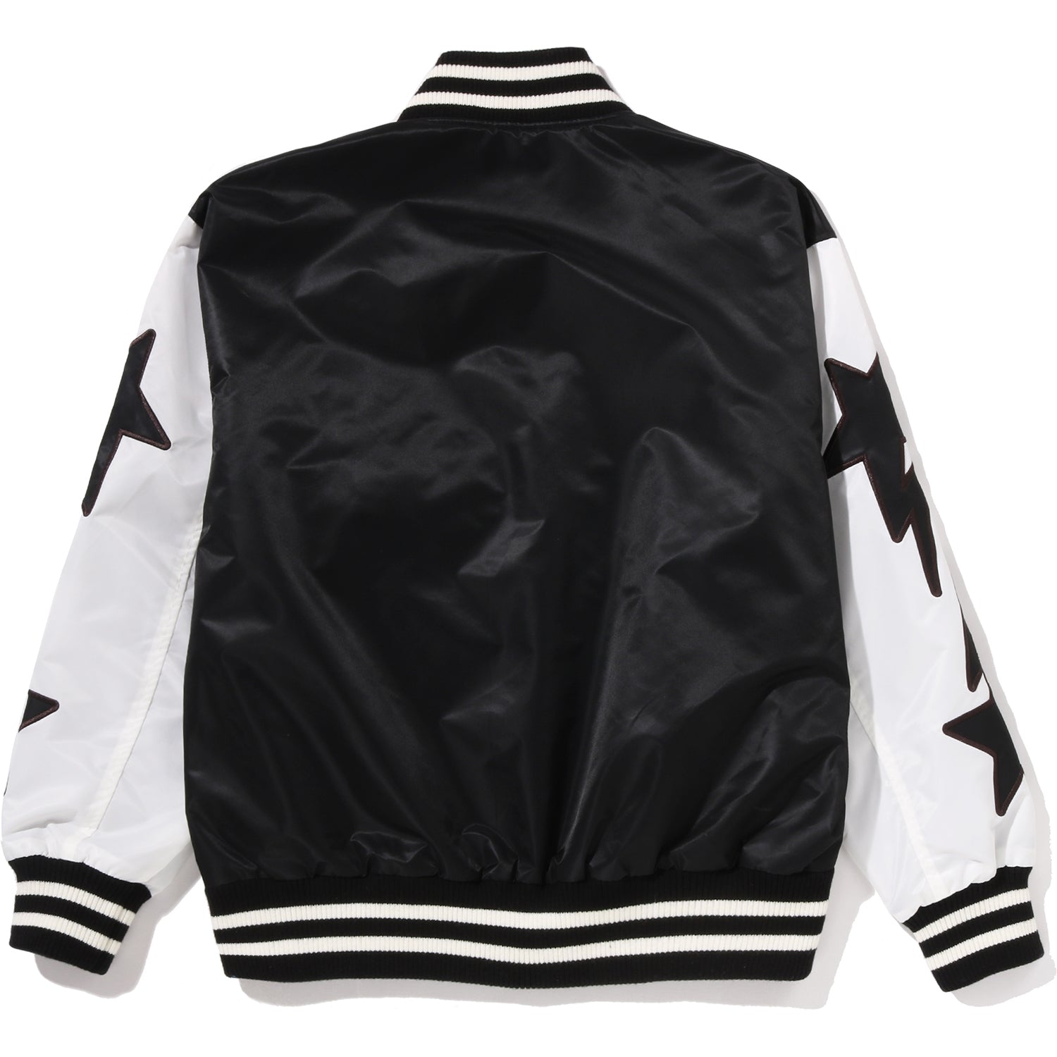 BAPE NYLON VARSITY JACKET MENS