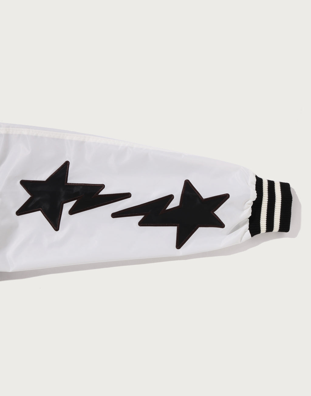 BAPE NYLON VARSITY JACKET MENS
