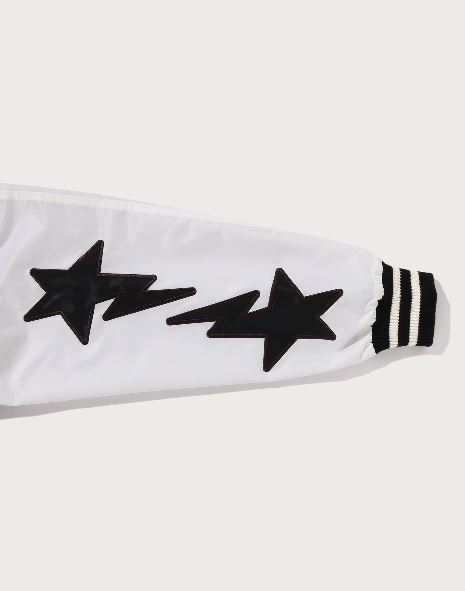 BAPE NYLON VARSITY JACKET MENS