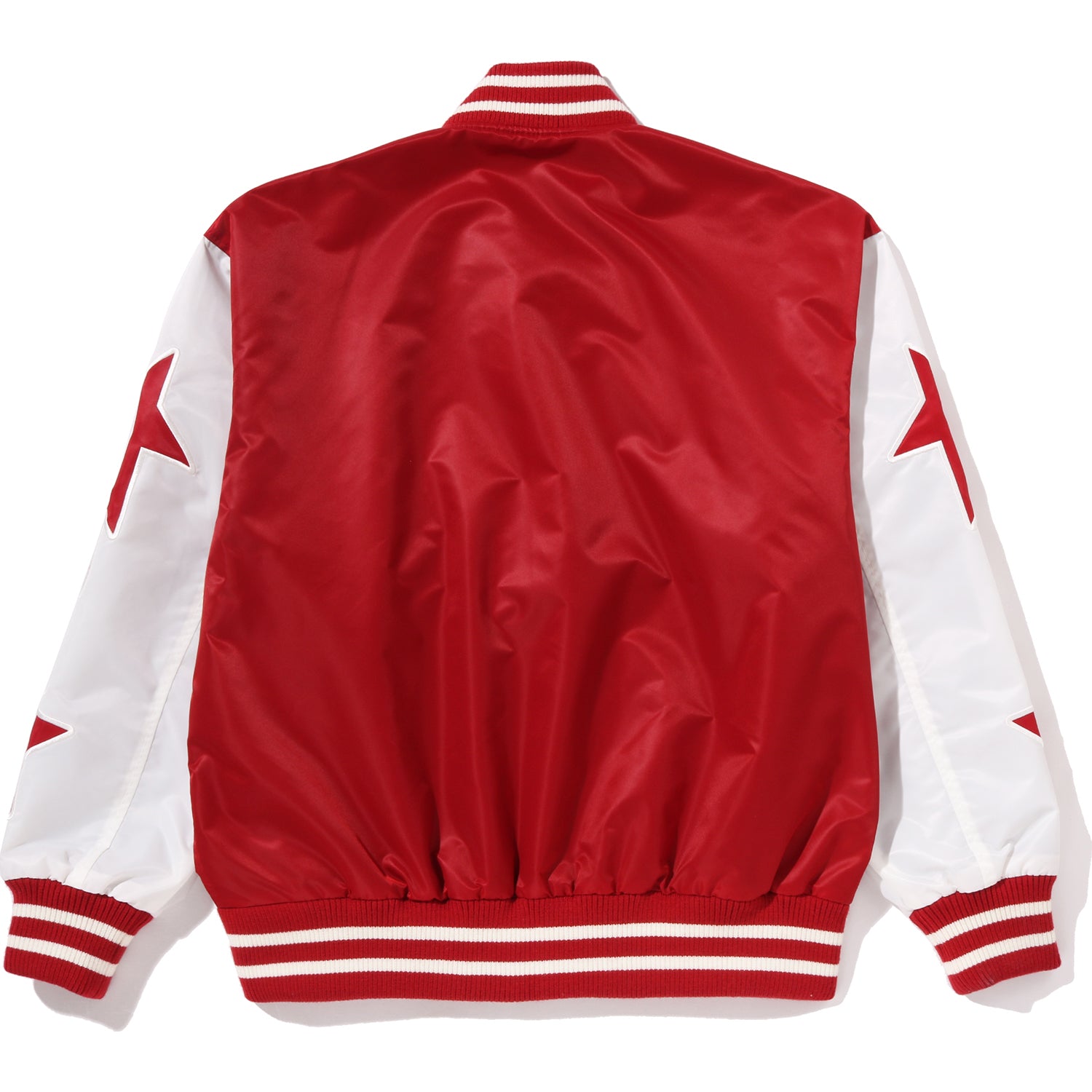 BAPE NYLON VARSITY JACKET MENS