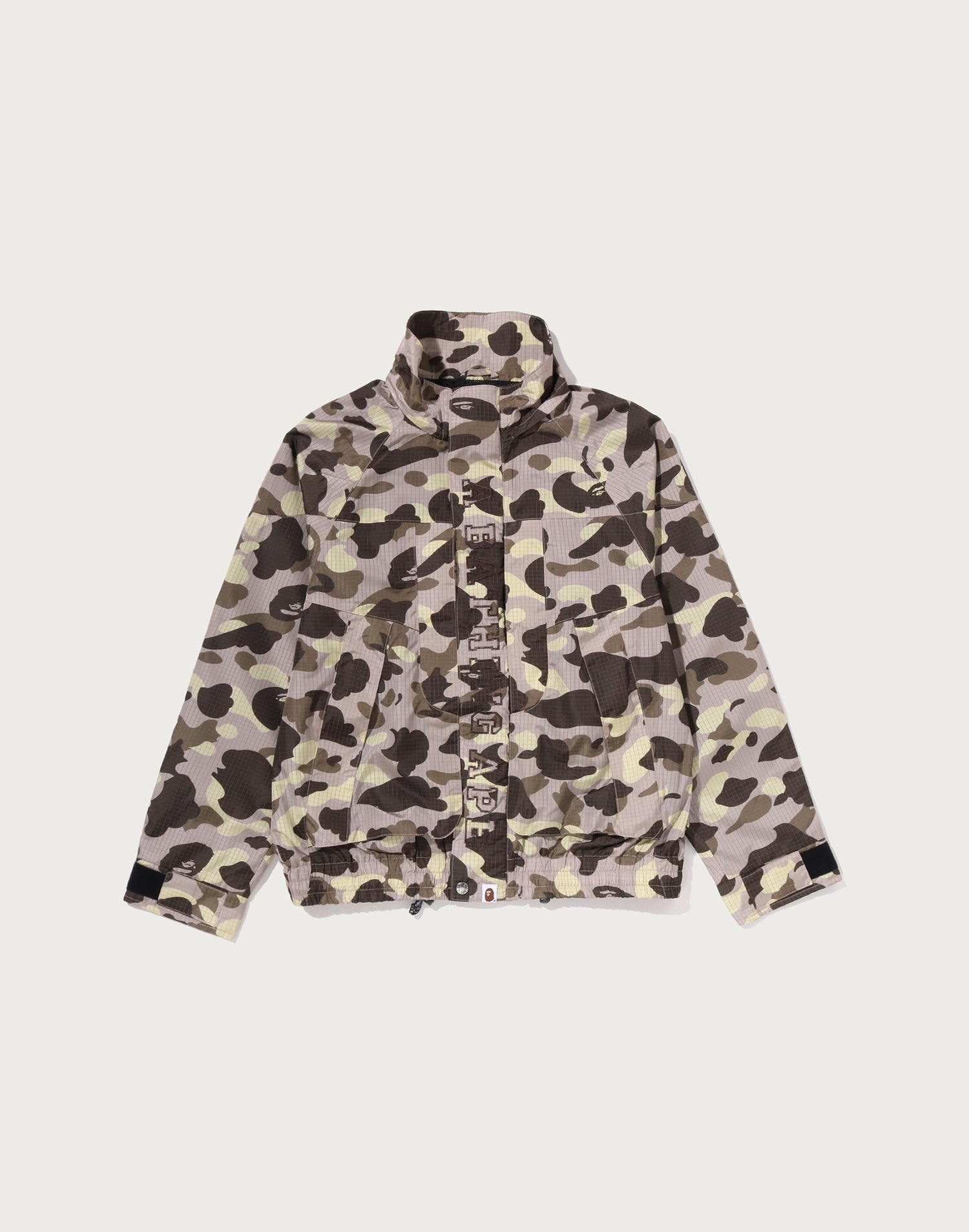 COLOR CAMO REFLECTIVE RIPSTOP SHORT SNOWBOARD JACKET MENS