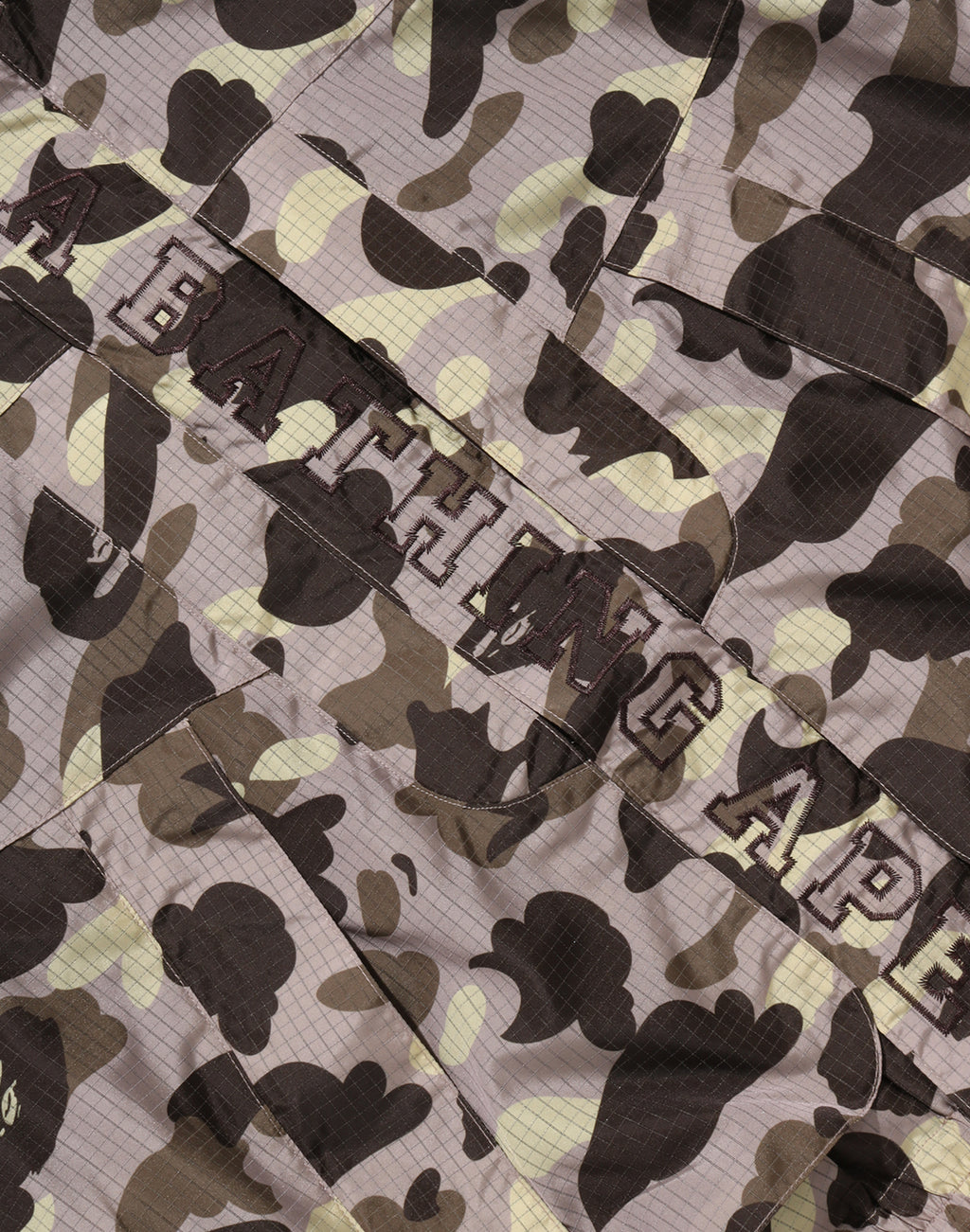 COLOR CAMO REFLECTIVE RIPSTOP SHORT SNOWBOARD JACKET MENS