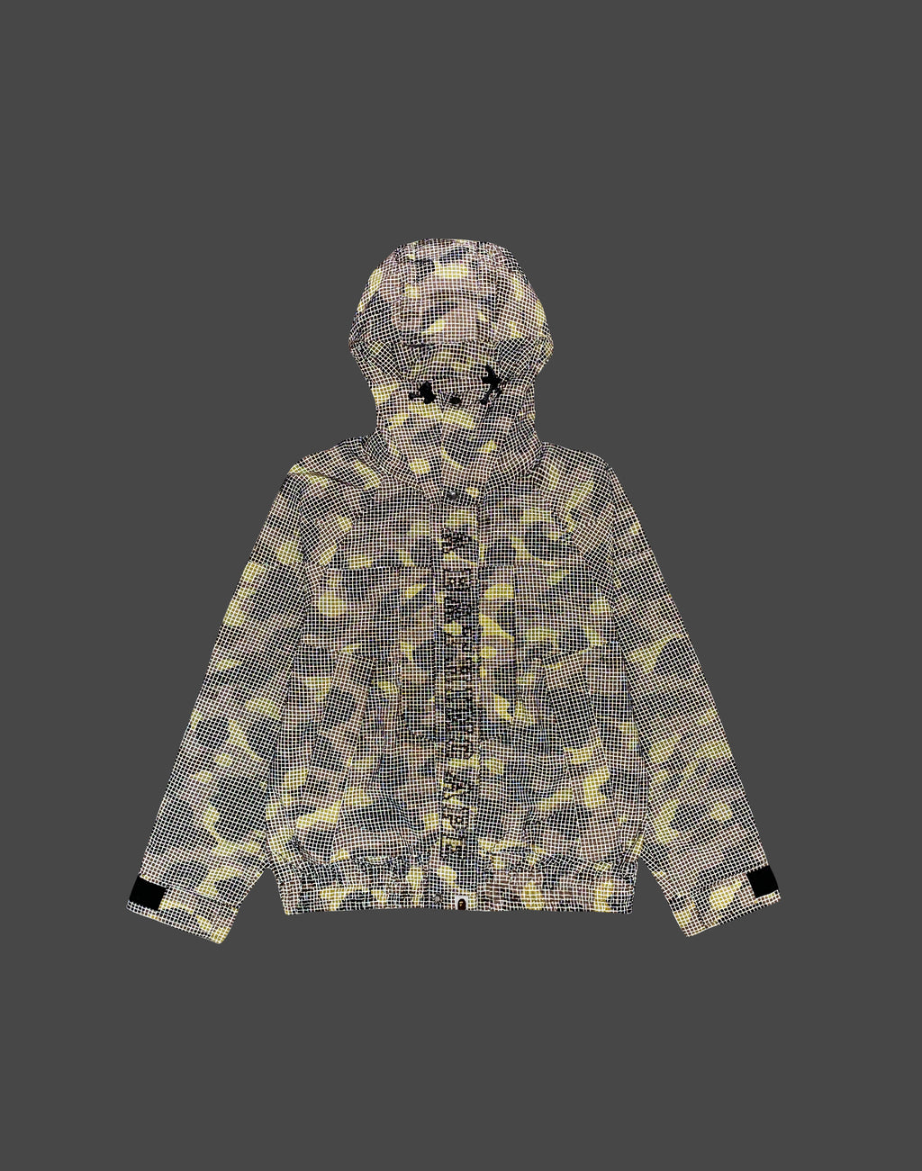 COLOR CAMO REFLECTIVE RIPSTOP SHORT SNOWBOARD JACKET MENS