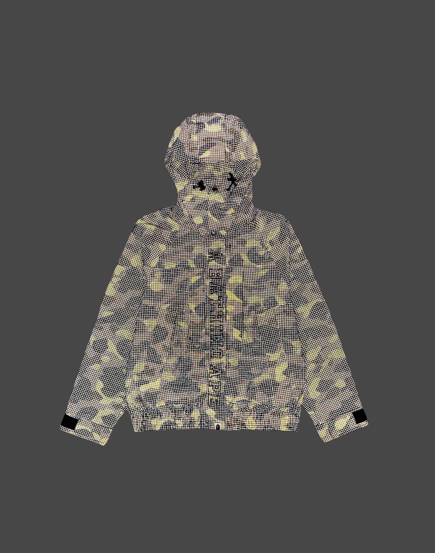 COLOR CAMO REFLECTIVE RIPSTOP SHORT SNOWBOARD JACKET MENS