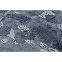 SOLID CAMO JACQUARD DENIM TRUCKER JACKET MENS