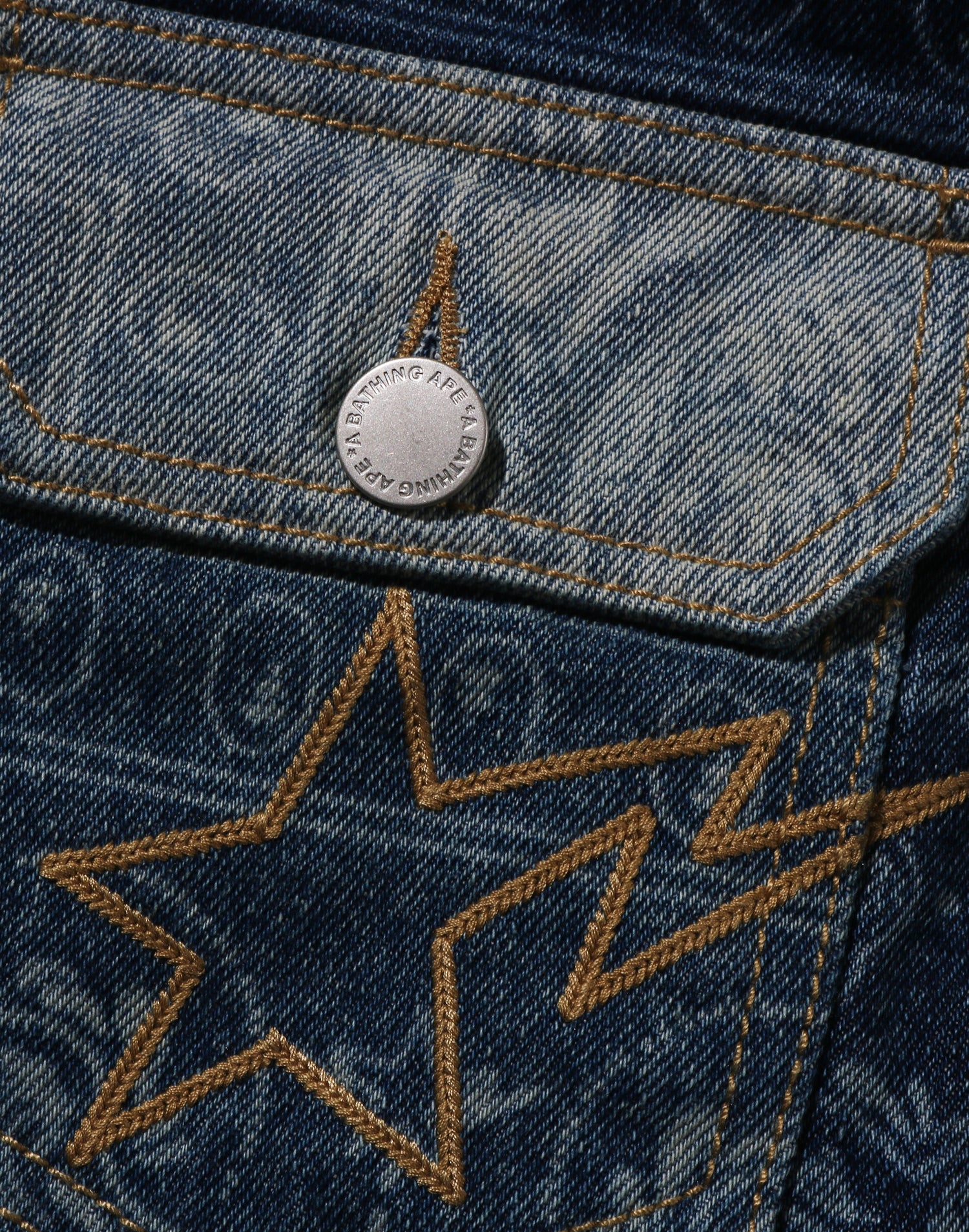 PAISLEY PATTERN DENIM TRUCKER JACKET MENS