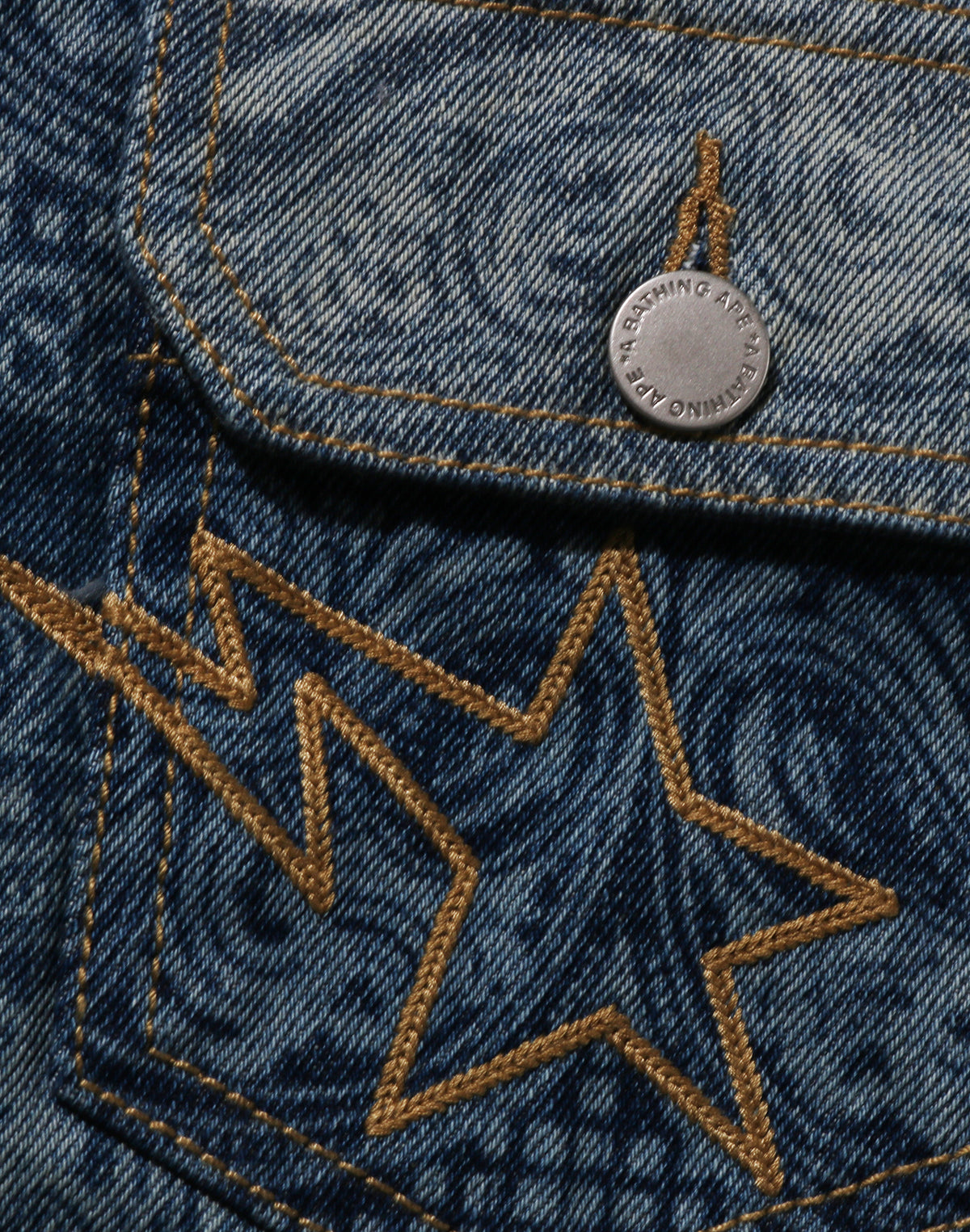 PAISLEY PATTERN DENIM TRUCKER JACKET MENS