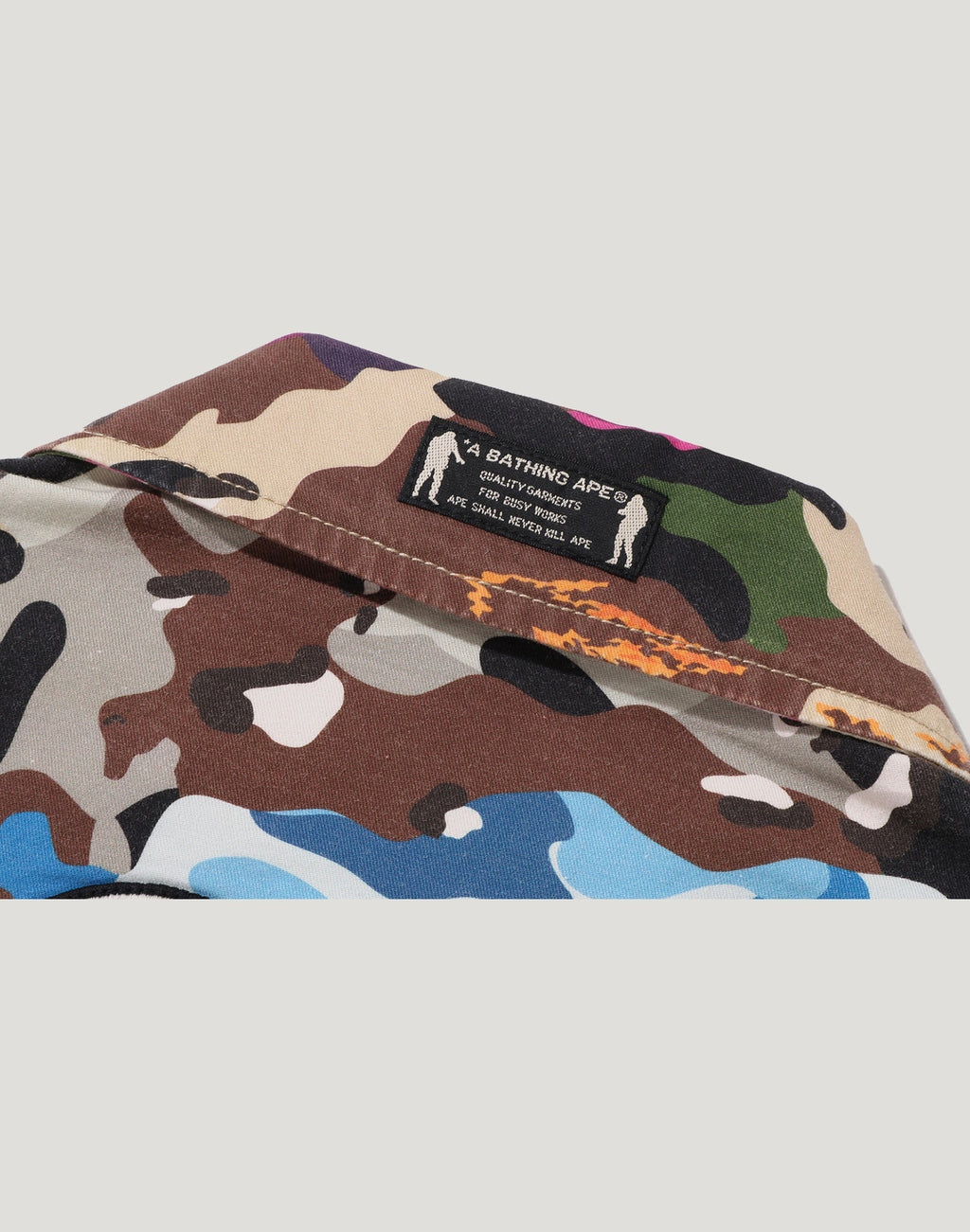 HYBRID CAMO MULTI BADGE JACKET MENS