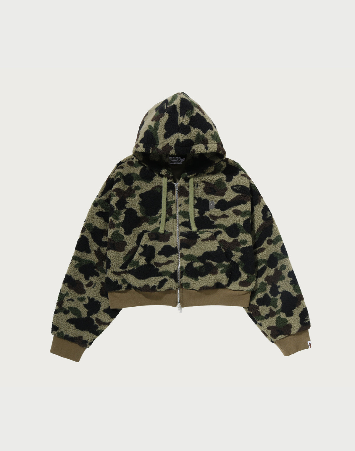 1ST CAMO BOXY CROPPED HOODIE JACKET LADIES