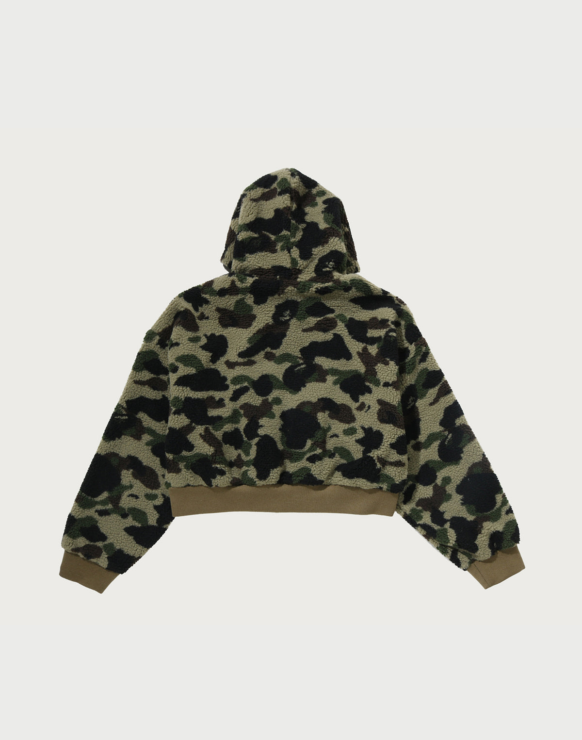 1ST CAMO BOXY CROPPED HOODIE JACKET LADIES