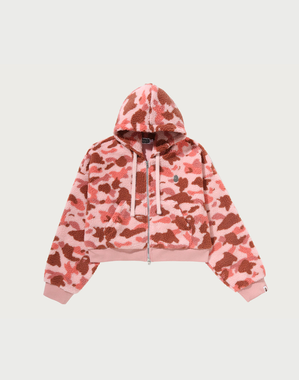 1ST CAMO BOXY CROPPED HOODIE JACKET LADIES