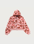 1ST CAMO BOXY CROPPED HOODIE JACKET LADIES