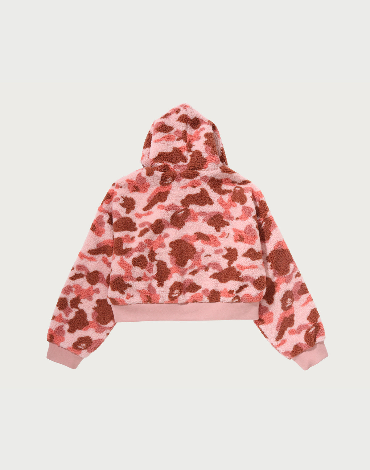 1ST CAMO BOXY CROPPED HOODIE JACKET LADIES