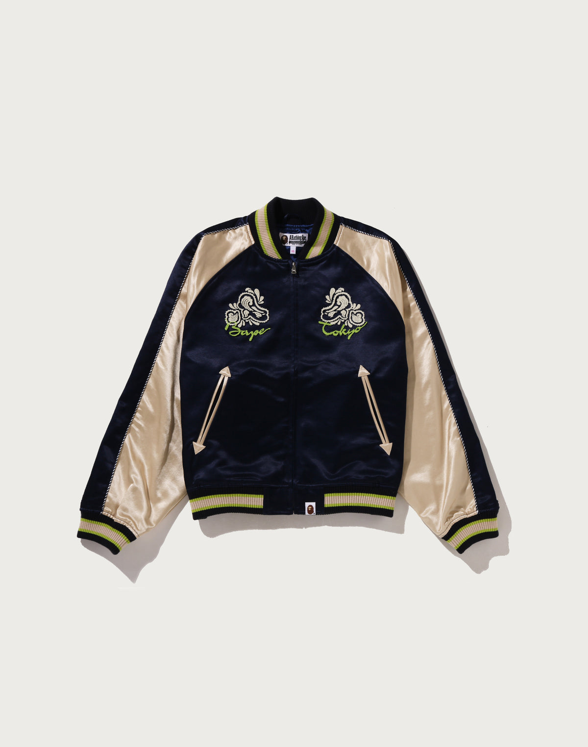 PAISLEY PATTERN APE HEAD SOUVENIR JACKET LADIES
