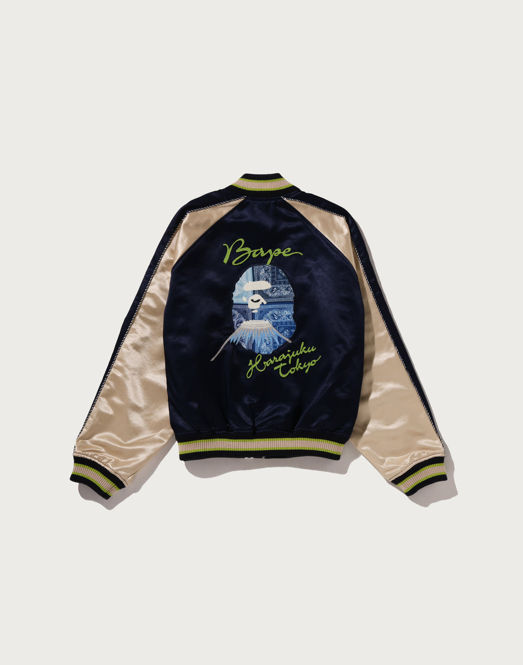 PAISLEY PATTERN APE HEAD SOUVENIR JACKET LADIES